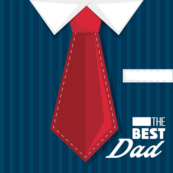Father day card - Vector, Image