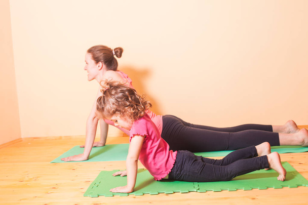 Wellness yoga exercises - Fotoğraf, Görsel