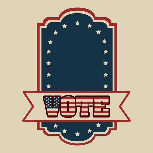 Votar en USA
 - Vector, Imagen