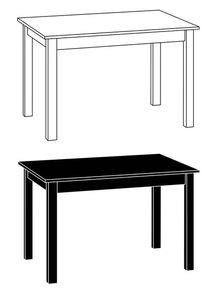 Sada bílých a černých tabulek izolované na bílém pozadí vektorové eps 10 - Vektor, obrázek