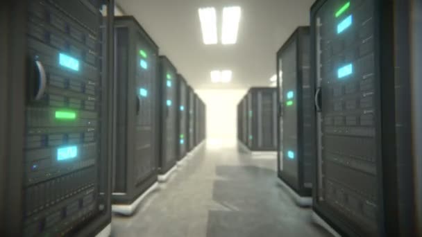 3D анимация панорамной камеры в серверной комнате
  - Кадры, видео