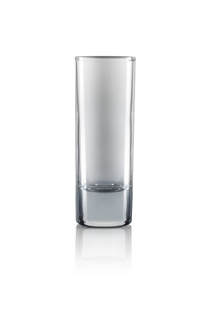Empty cocktail shot glass on a white background - Foto, imagen