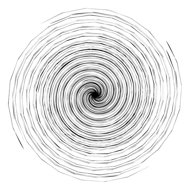 Élément radial géométrique. Motif géométrique radial concentrique abstrait
 - Vecteur, image