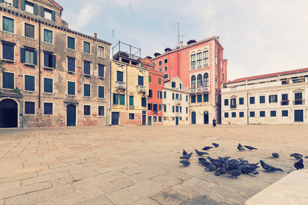 Βενετία / παραδοσιακή βενετσιάνικη παλιά αρχιτεκτονική - Φωτογραφία, εικόνα