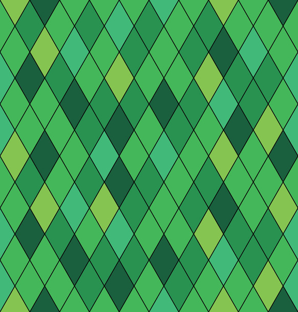 Seamless pattern with rhombus. Vector illustration. Snake pattern - Vector, Imagen