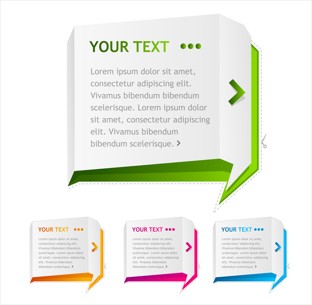 Vector speech templates for text - Vector, Imagen