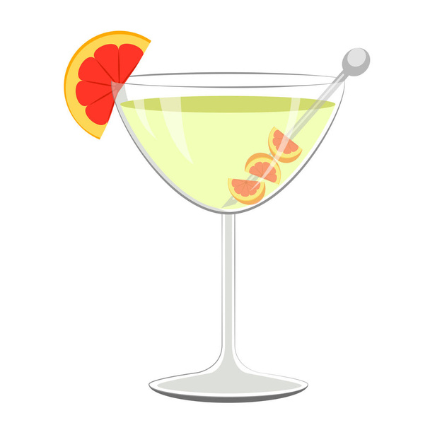 Popular martini cocktail - Vector, Imagen