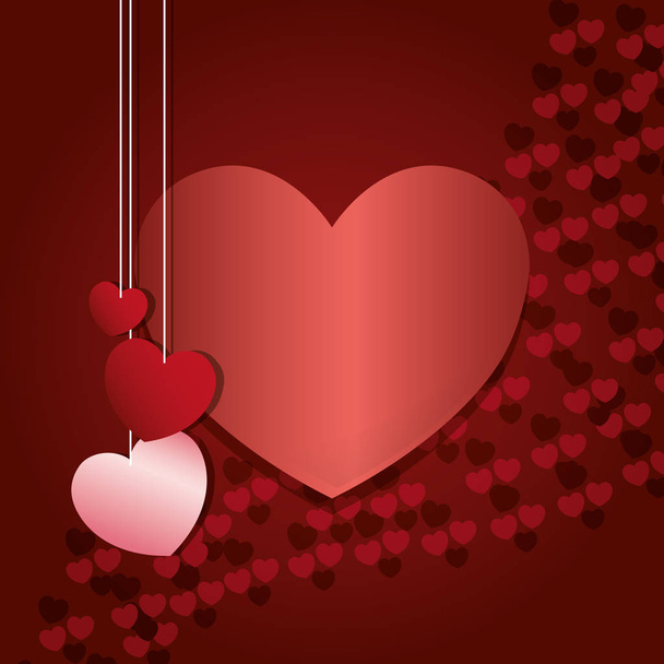День Святого Валентина
 - Вектор,изображение