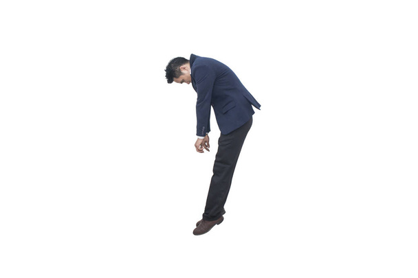 sad asian businessman falling down - Фото, изображение
