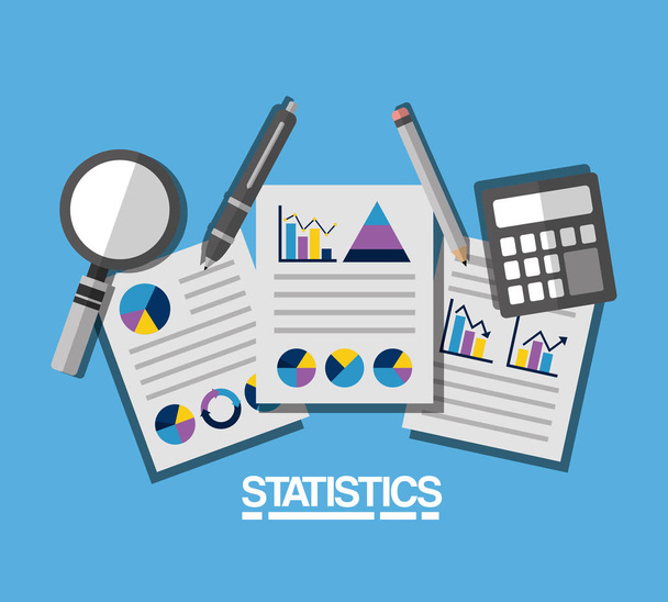 datos estadísticos imagen empresarial
 - Vector, Imagen