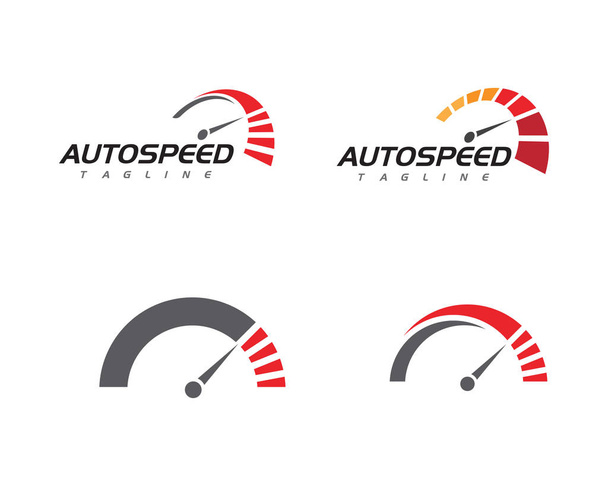 速度自動車のロゴのテンプレート - ベクター画像