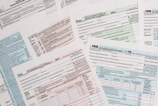 many different tax form - Photo, Image