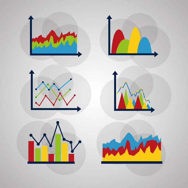 statistics data analysis business - Vector, Image