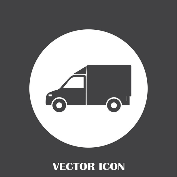 szállítási vektor web icon - Vektor, kép