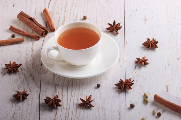 tasse de thé chaud d'hiver
 - Photo, image