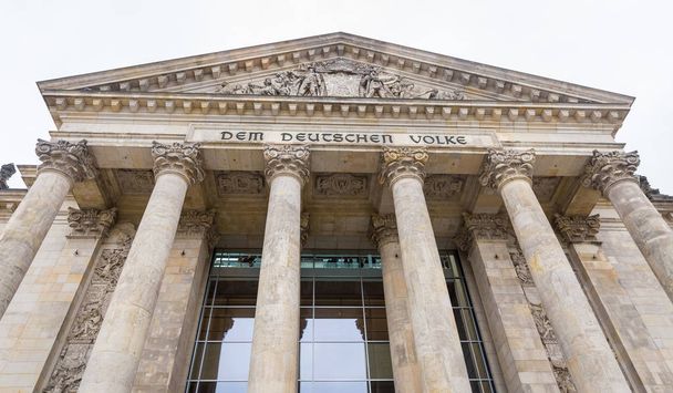 Bundestag, Reichstagsgebäude in Berlin, Deutschland - Foto, Bild