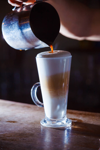 coffee latte - Fotoğraf, Görsel