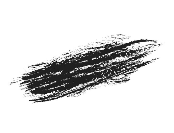 Tah (vzorek) černé řasenky na bílý, burzovní vektor Rozmr - Vektor, obrázek