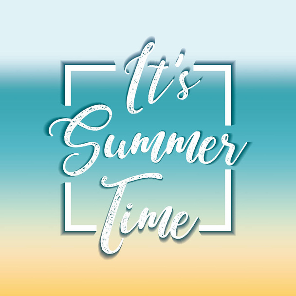 Summer time design - Vetor, Imagem