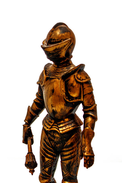 A escultura de um cavaleiro
 - Foto, Imagem
