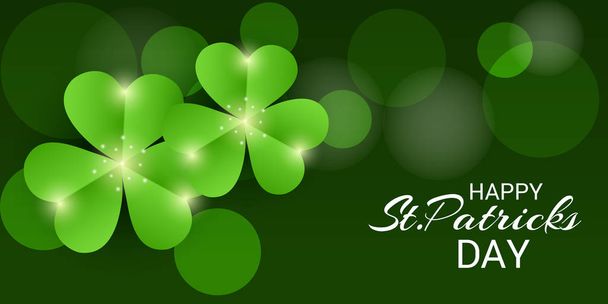 Vector illustration of a Background for Happy St.Patricks Day. - Vecteur, image