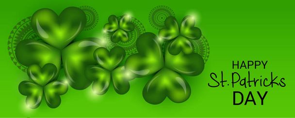 Vector illustration of a Background for Happy St.Patricks Day. - ベクター画像