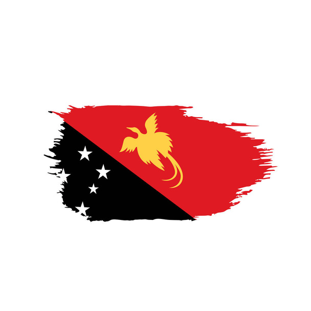 Drapeau Papouasie-Nouvelle Guinée, vecteur
 - Vecteur, image