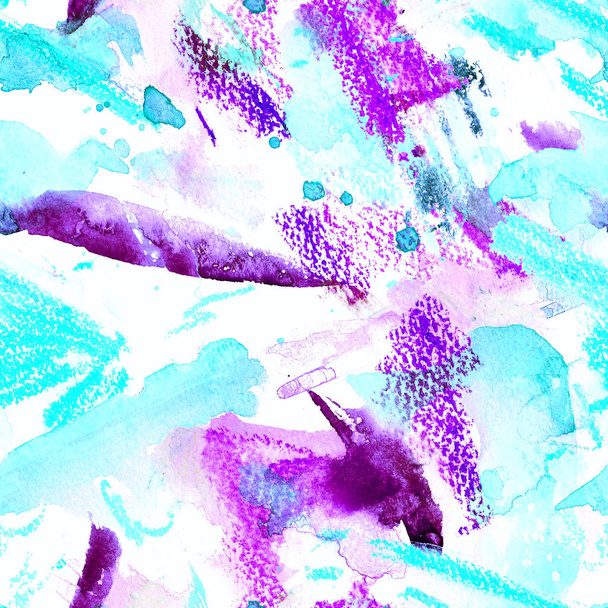 Watercolor seamless pattern. - Foto, Imagen