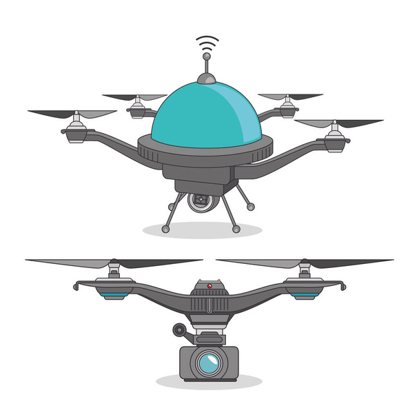Conception de drone et de livraison express
 - Vecteur, image