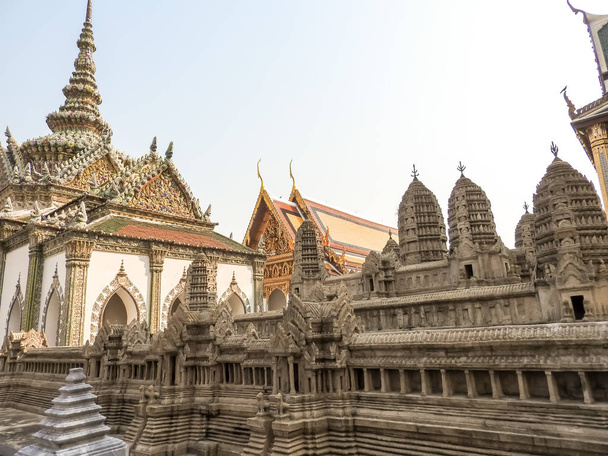 Royal palace in Bangkok capital of Thailand - Fotoğraf, Görsel