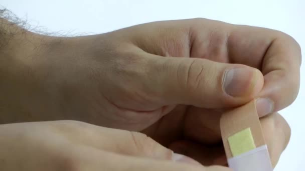 Band-aid to Wound on Hand - Video