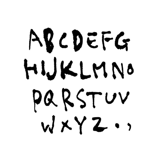 Vector fonts / Handwritten calligraphy  - Вектор,изображение