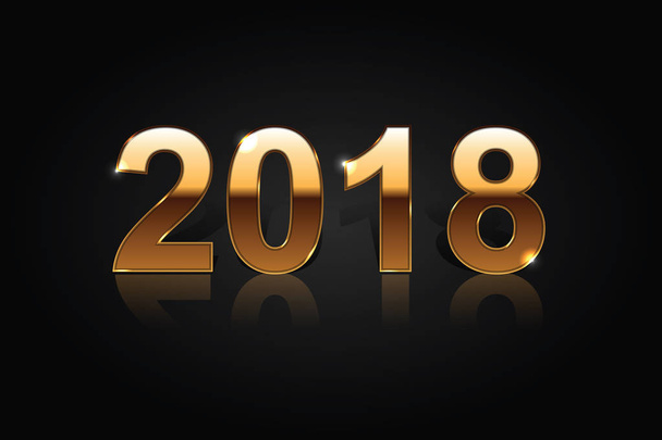 Mutlu yıllar 2018 - Vektör, Görsel