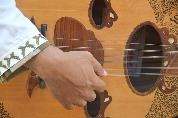 gambus, traditional arabian guitar - Photo, Image