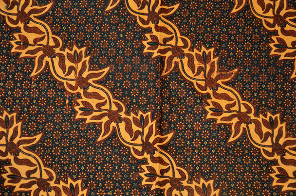 детализированные узоры батиковой ткани Индонезии
 - Фото, изображение