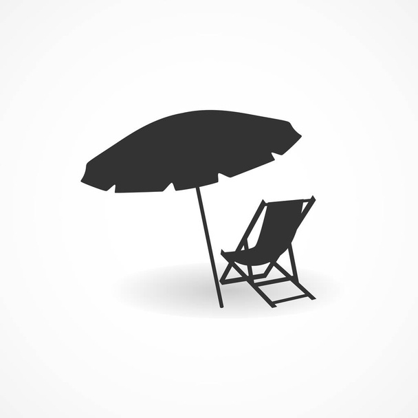 Vector image summer holidays icon. - Vecteur, image