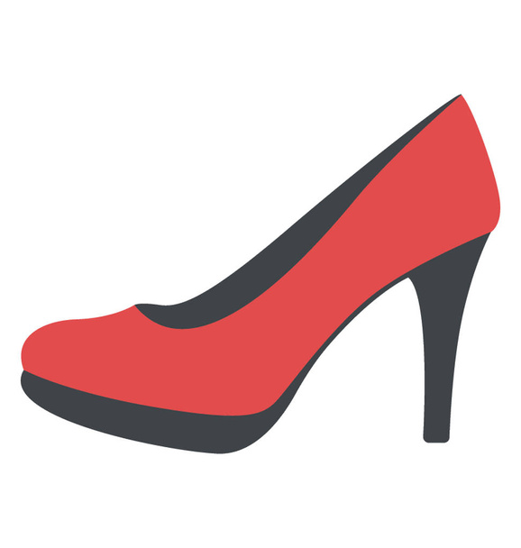 Heel shoes are ultimate trendsetter when it comes to woman fashion - Διάνυσμα, εικόνα