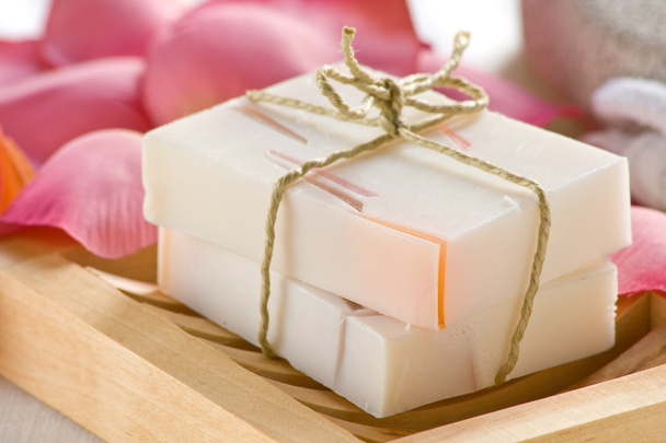 Rose scented soap - Zdjęcie, obraz