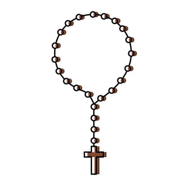 rosary beads icon  - Vector, Image