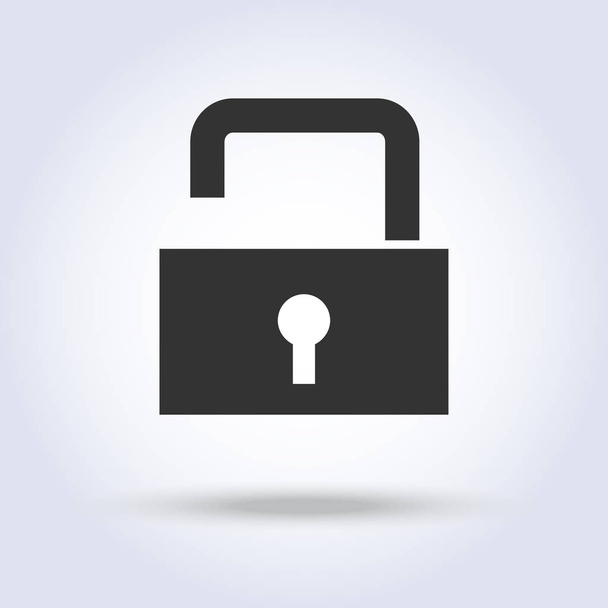 Open lock icon - Vector, Image