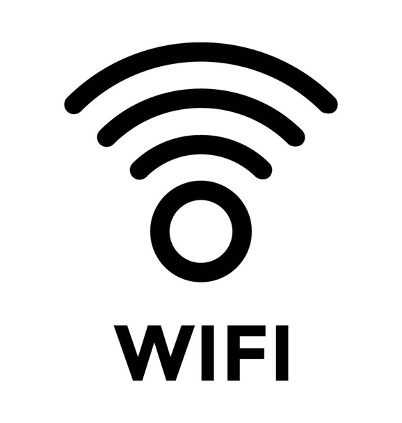  Zona WiFi Vector Icono
 - Vector, Imagen