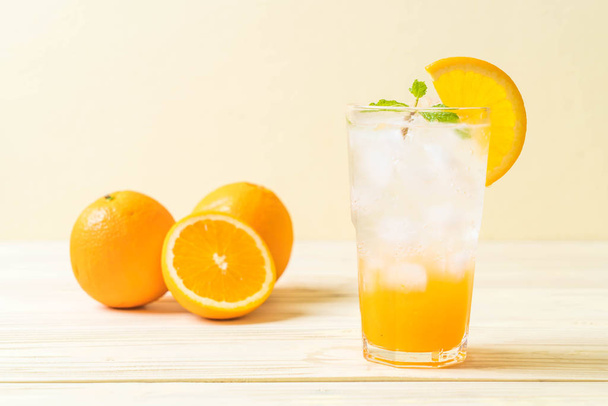 orange juice with soda - Fotografie, Obrázek