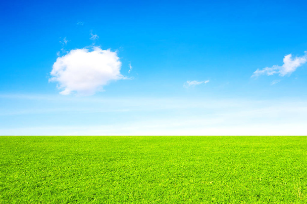 Field, clouds and sky - Photo, Image