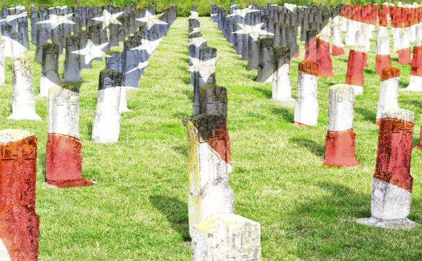 I. Dünya Savaşı savaş mezarlık - kahraman vatan için - Veteran anma günü düşmüş - Fotoğraf, Görsel