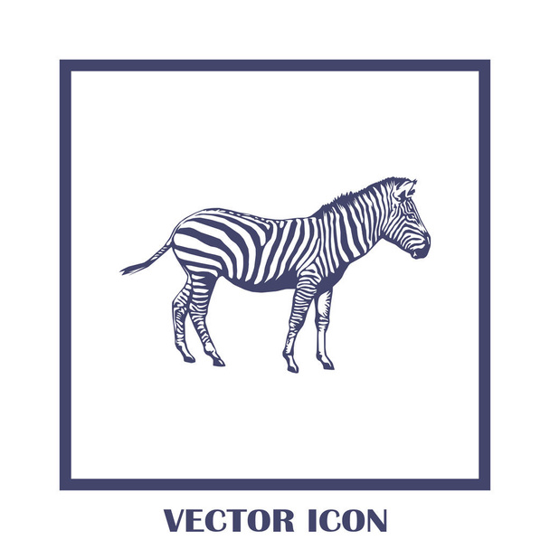 icône web vectoriel zèbre
 - Vecteur, image