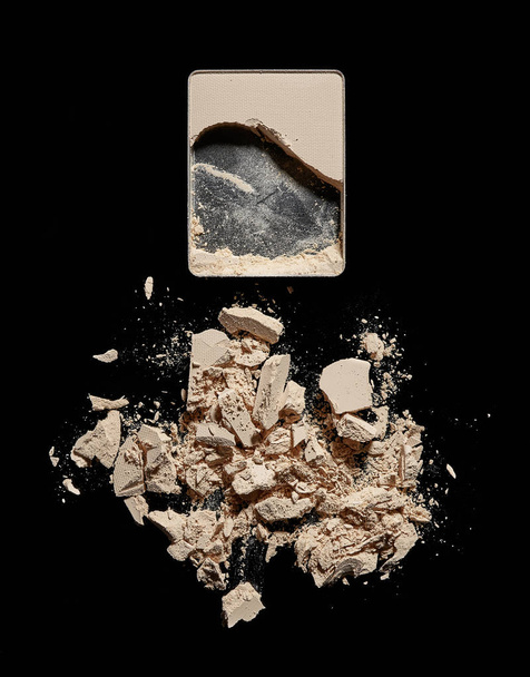 Light beige powder texture - Foto, Imagen