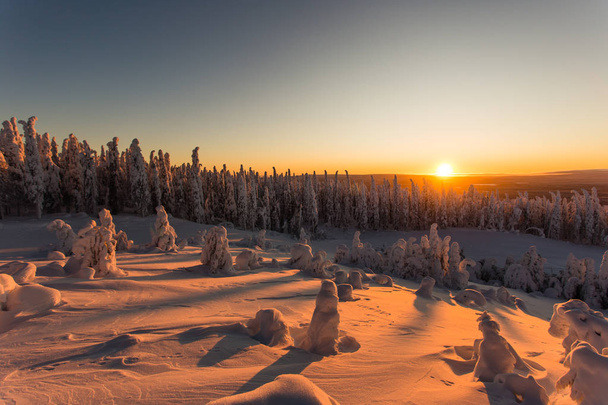 Winter in Lapland Ukkohalla - Photo, image
