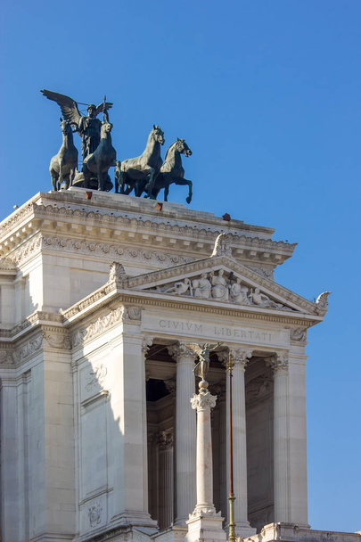 Il Vittoriano Monumento Nazionale a Vittorio Emanuele II a Roma
, - Foto, immagini