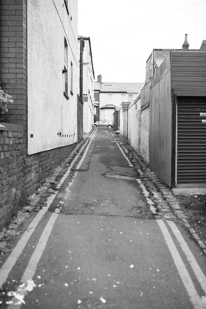 Strada sporca a Blackpool. Inghilterra
 - Foto, immagini