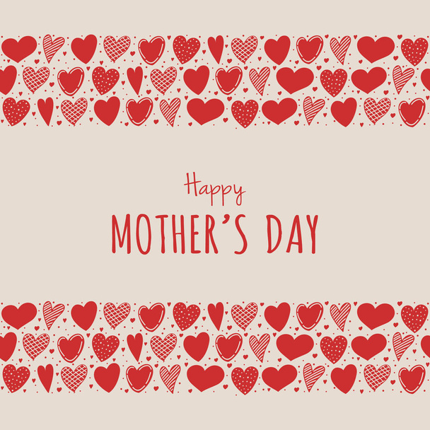 Hand drawn banner for Mother's Day. Vector. - Vector, imagen